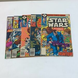 Vintage Marvel Star Wars copyright 1977 & 1978 comic books 12-16 lot of 5
